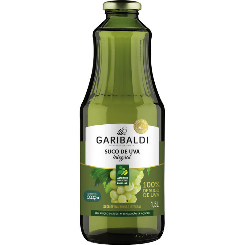 Suco de Uva Garibaldi Integral Branco 1,5L