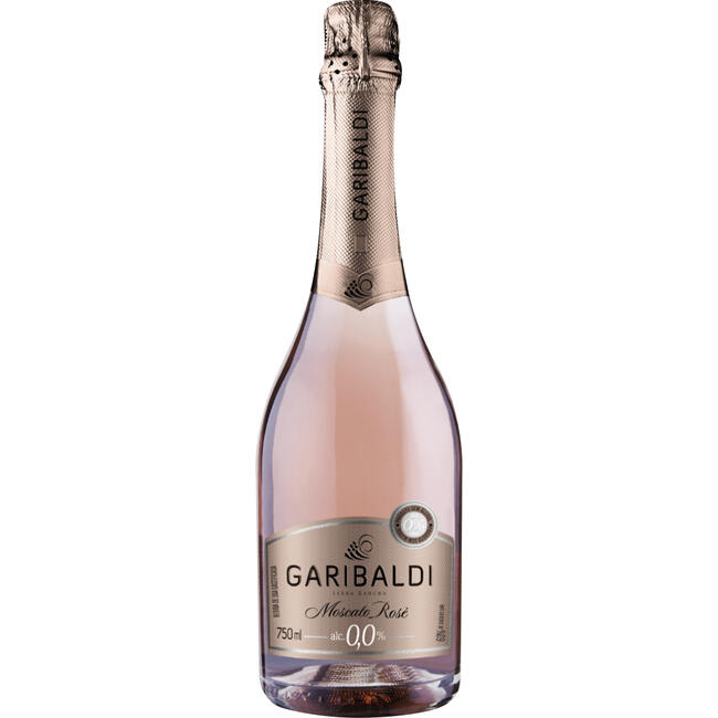 Espumante sem Álcool Garibaldi Moscato Rosé 750ml