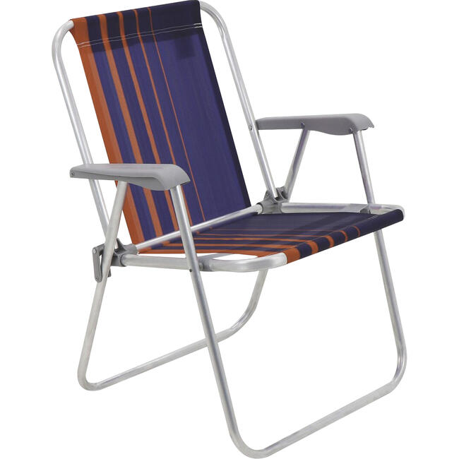 Cadeira de Praia Tramontina Samoa Azul/Laranja un