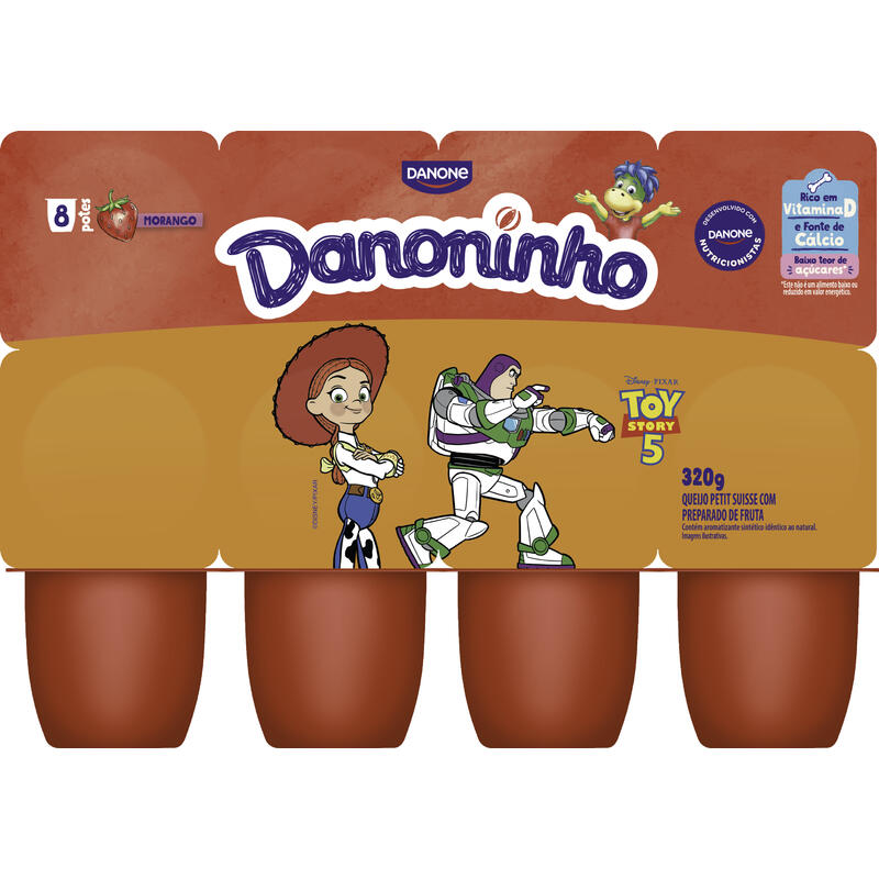 Petit Suisse Danoninho Morango 320g