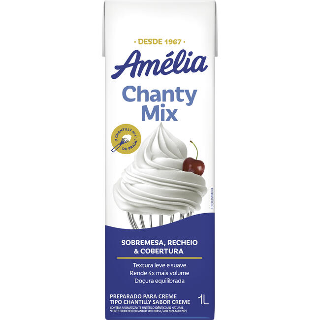 Creme de Chantilly Amélia Tradicional 1L