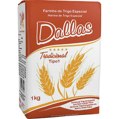 Farinha de Trigo Dallas Tipo 1 1kg