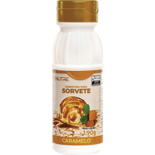 Cobertura para Sorvete Gnutre Caramelo 190g