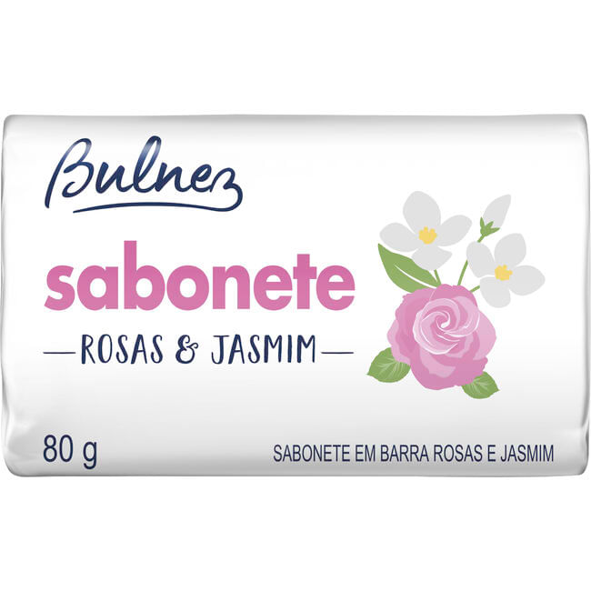 Sabonete Bulnez Rosas e Jasmim 80g