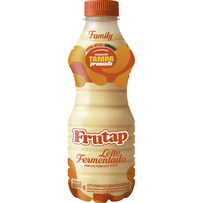 Leite Fermentado Frutap Family Tradicional 800g