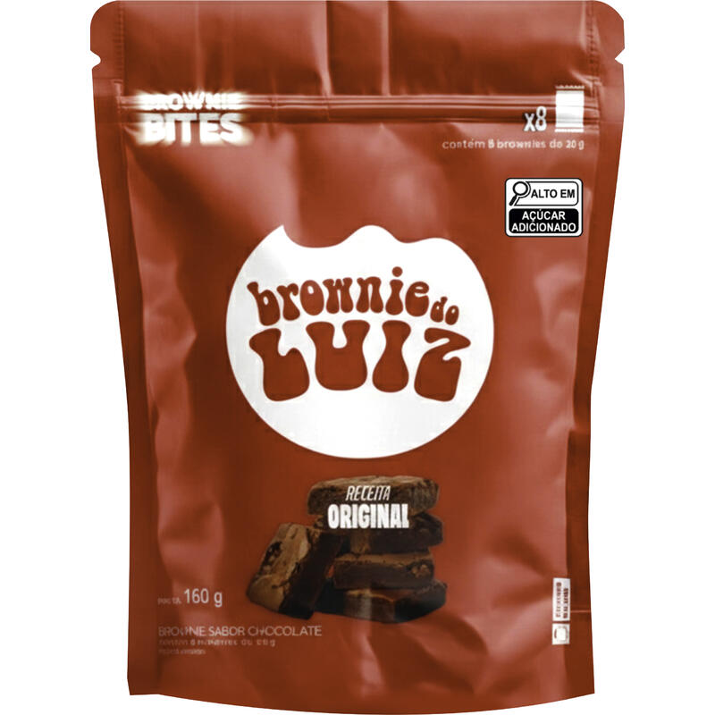 Brownie do Luiz Original Bites 8x20g