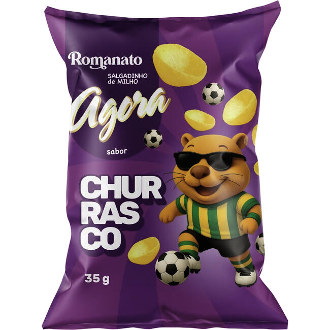 Salgadinho Romanato Agora Churrasco 35g