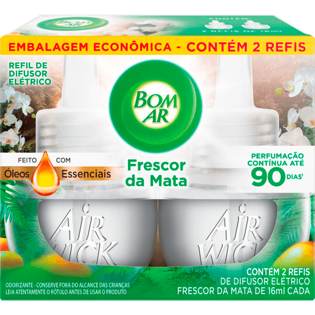 Difusor Bom Ar Frescor da Mata Refil com 2x16ml