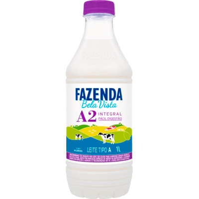 Leite Fazenda Bela Vista A2 Integral 1L