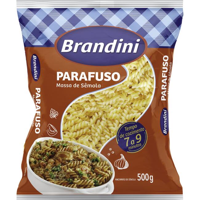 Macarrão de Sêmola Brandini Parafuso 500g