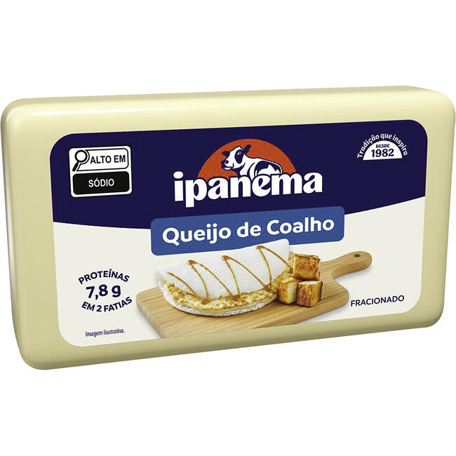 Queijo Coalho Ipanema Preço por quilo na peça