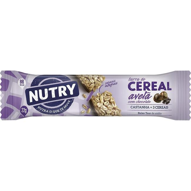 Barra de Cereais Nutry Avelã 22g