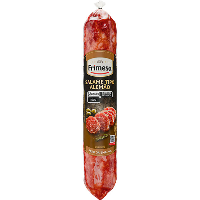 Salame Tipo Alemão Frimesa Preço por quilo na peça