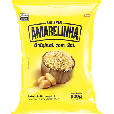 Batata Palha Amarelinha 800g