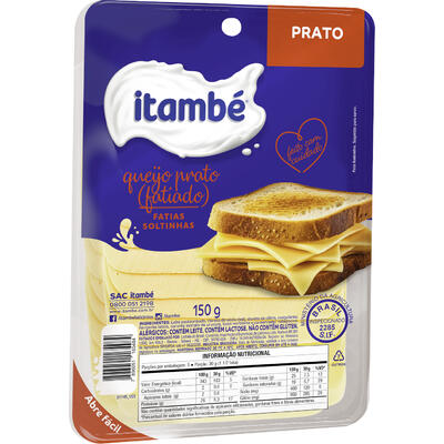 Queijo Prato Itambé Fatiado 150g