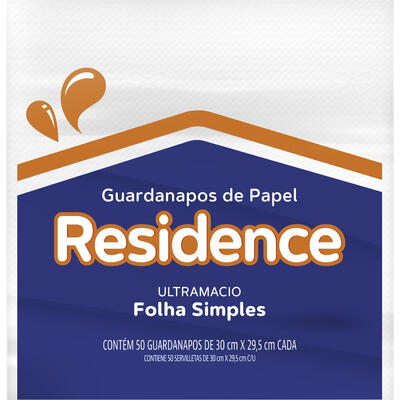 Guardanapo Residence 30x29,5cm 50 un