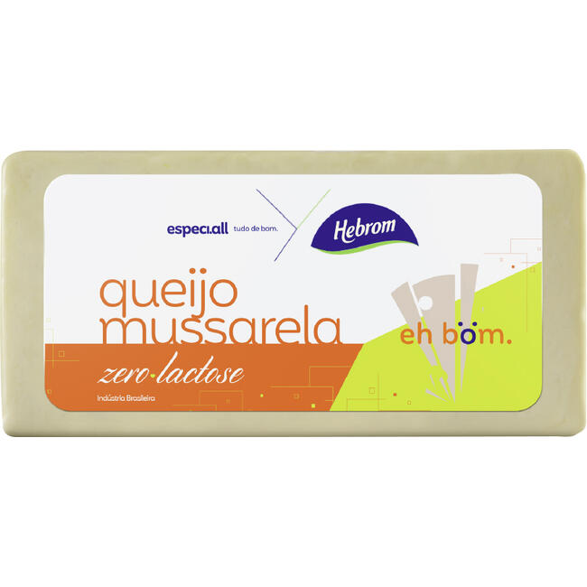 Queijo Mussarela Hebrom Zero Lactose Preço por quilo na peça