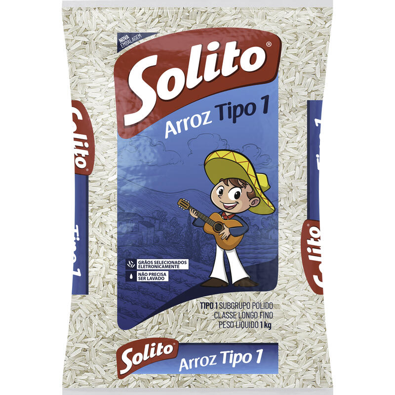 Arroz Solito Agulhinha Tipo 1 1kg