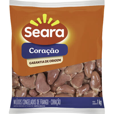 Coração de Frango Seara Congelado 1kg