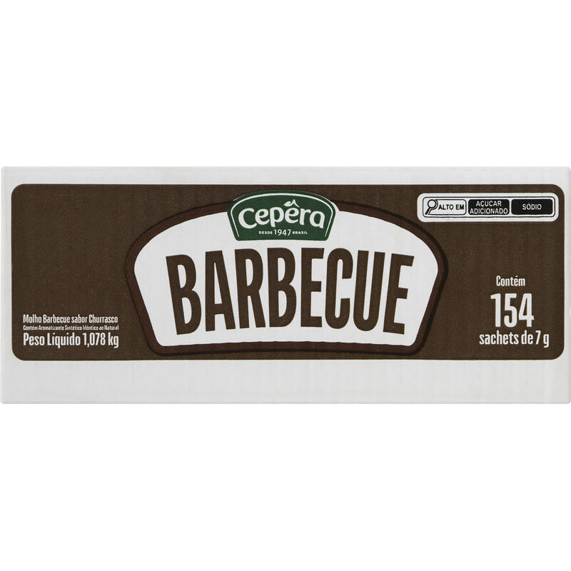 Molho de Barbecue Cepêra Minissachê 154x7g