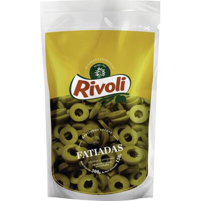 Azeitona Rivoli 150g Verde Fatiado Sachet