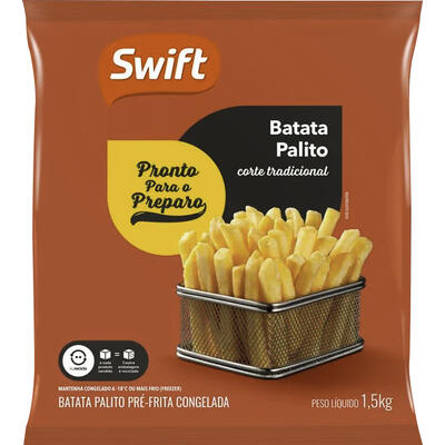 Batata Palito Swift Congelada 1,5kg