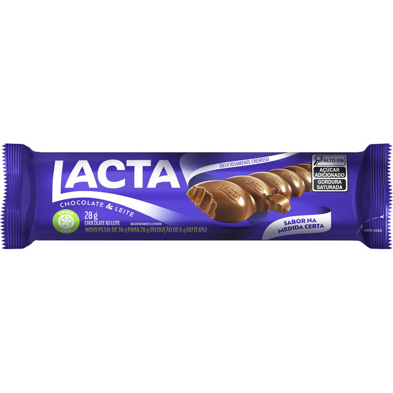 Chocolate Lacta Ao Leite 28g