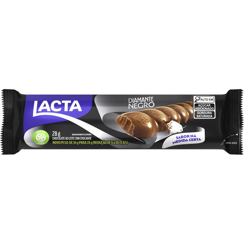 Chocolate Lacta Diamante Negro 28g