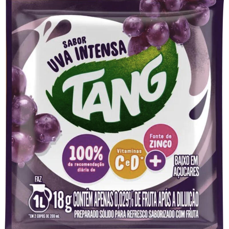 Refresco em Pó Tang Uva Intensa 18g