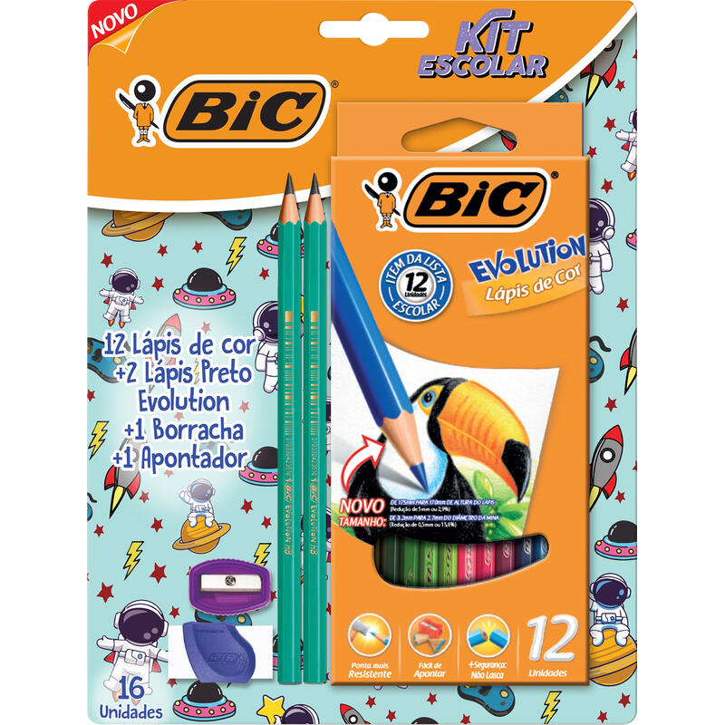 Kit Escolar Bic Colors 5 Itens