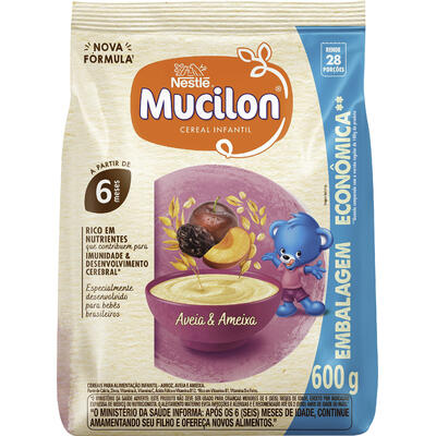 Mucilon Zero Aveia e Ameixa 600g