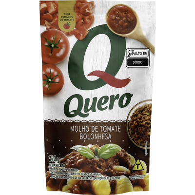 Molho de Tomate Quero Bolonhesa 240g