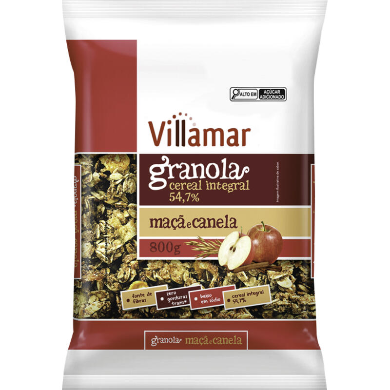 Granola Villamar Maçã e Canela 800g