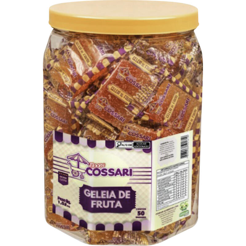 Doce Cossari Geleia de Fruta 50x20g