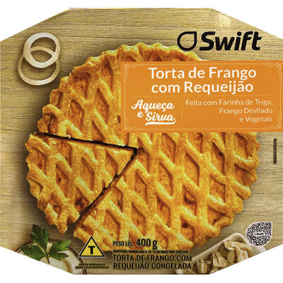 Torta Swift Congelada Frango com Requeijão 400g