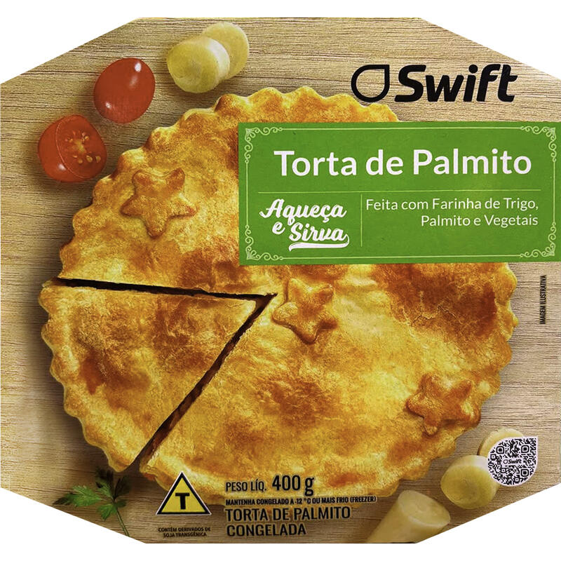 Torta Swift Congelada Palmito 400g