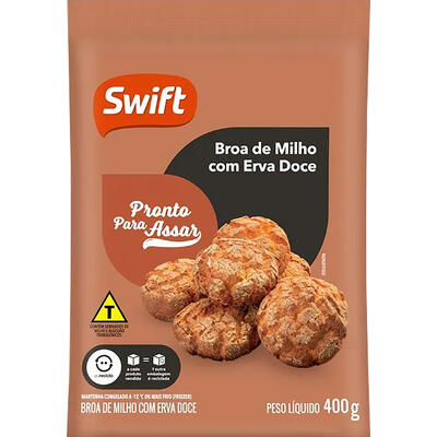 Broa de Milho Swift Erva doce 400g