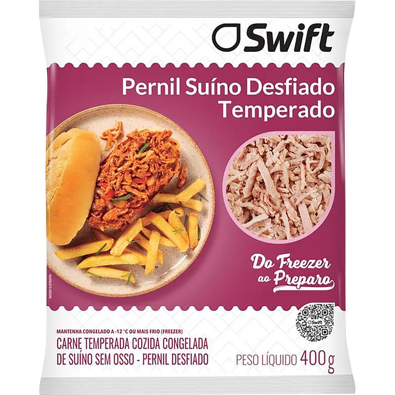 Pernil Suíno Swift Desfiado 400g