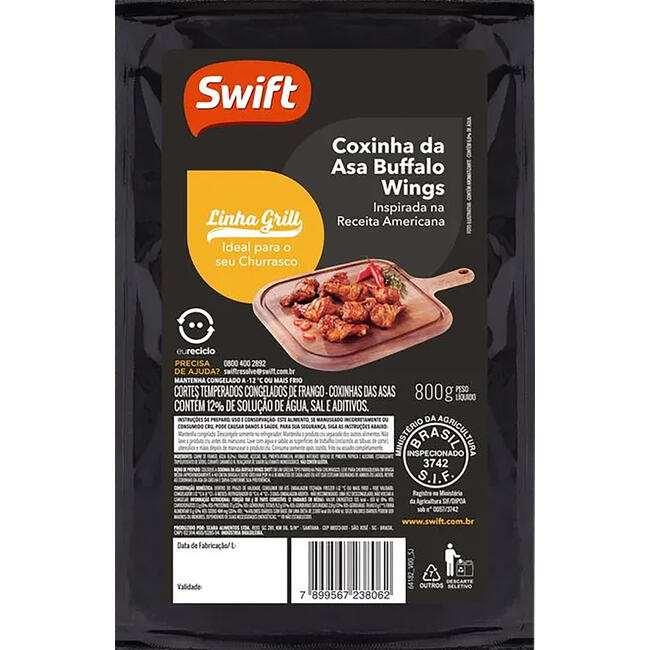 Coxinha da Asa de Frango Swift Buffalo Wings 800g