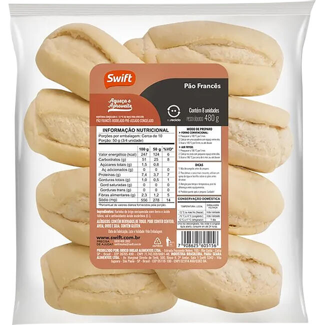 Pão Francês Swift 480g