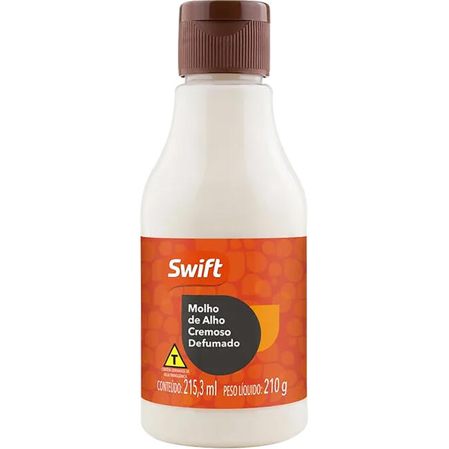 Molho de Alho Cremoso Swift Defumado 210g