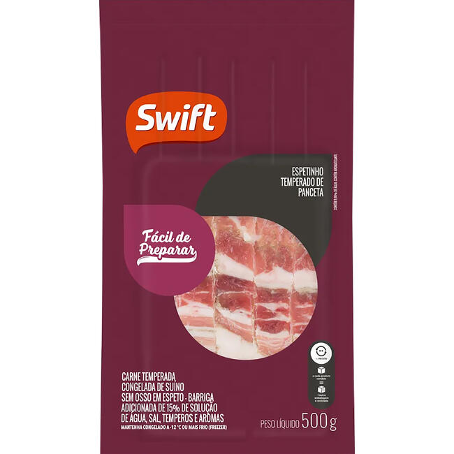 Espetinho de Panceta Swift Temperado 500g