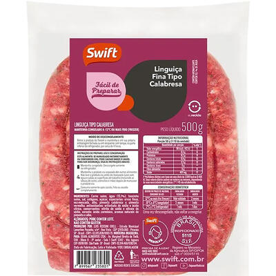 Linguiça Tipo Calabresa Swift Fina 500g