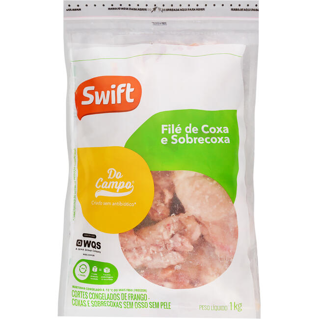 Coxa e sobrecoxa de Frango Do Campo Swift 1kg