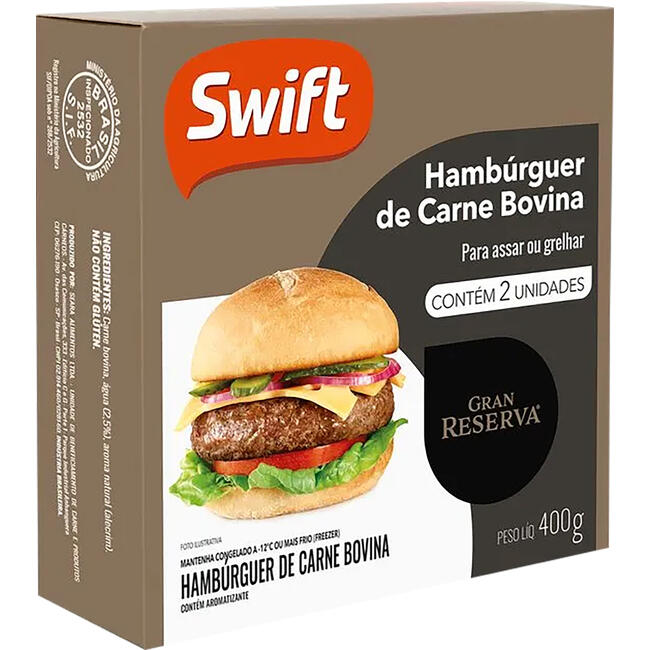 Hambúrguer Gran Reserva Swift Bovino 400g