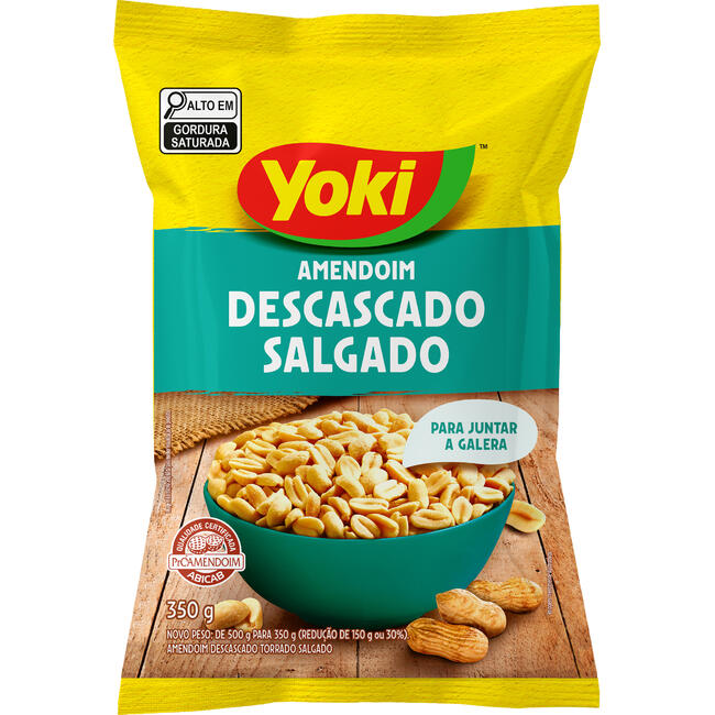 Amendoim Torrado Yoki 350g