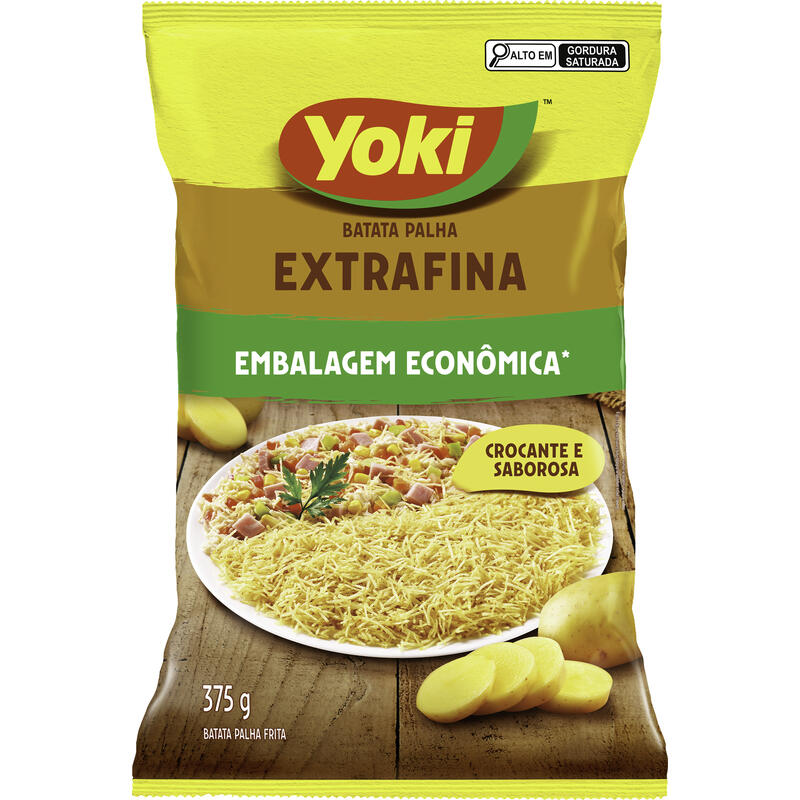 Batata Palha Yoki Extra fina 375g