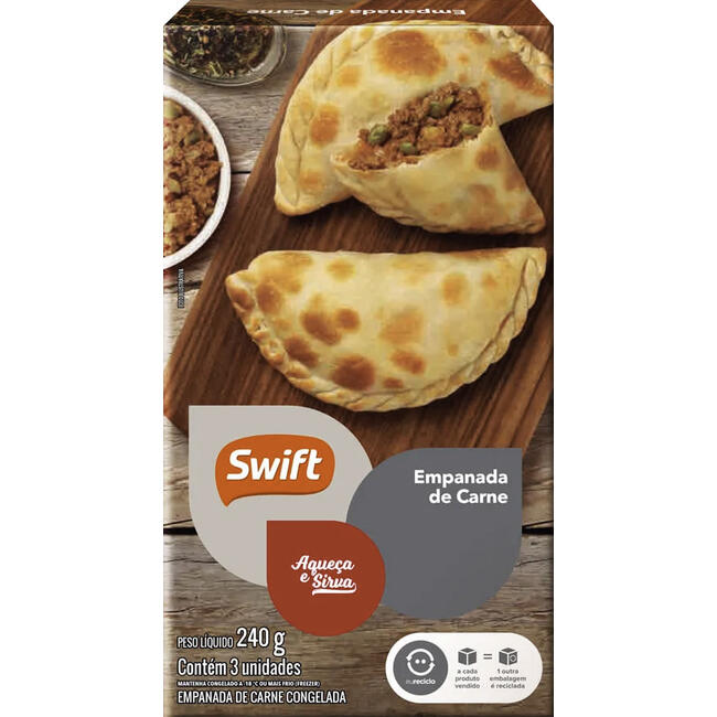 Empanada Swift Congelada Carne 240g