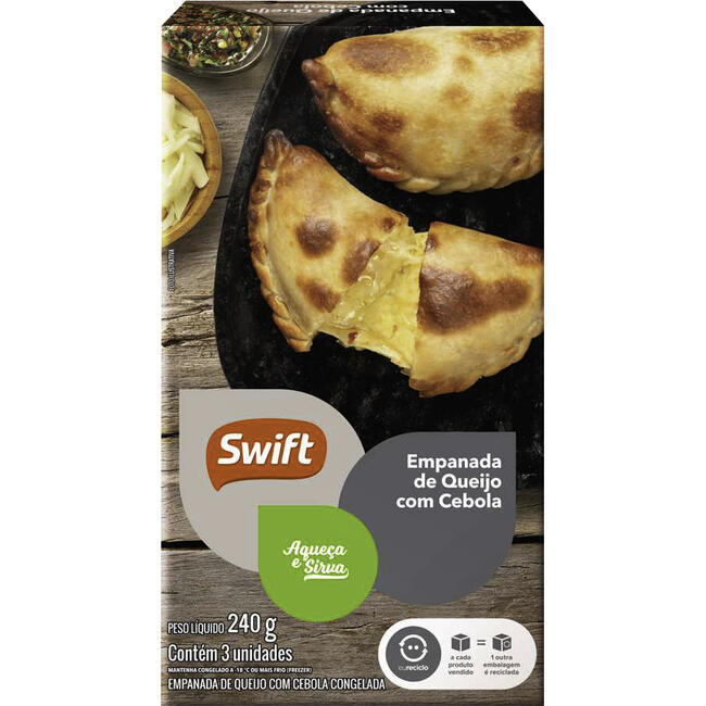 Empanada Swift Congelada Queijo com Cebola 240g