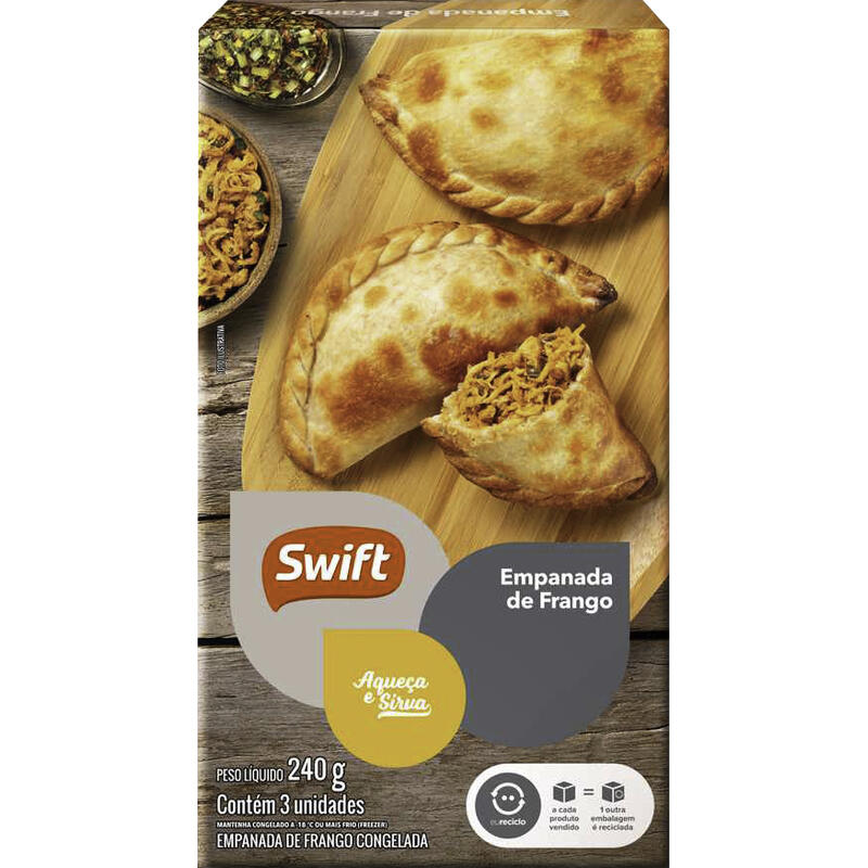 Empanada Swift Congelada Frango 240g